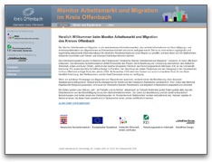 Monitor Arbeitsmarkt und Migration des Kreises Offenbach